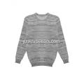 Ανδρικό πλεκτό πουλόβερ Charcoal AB Yarn Crewneck πουλόβερ